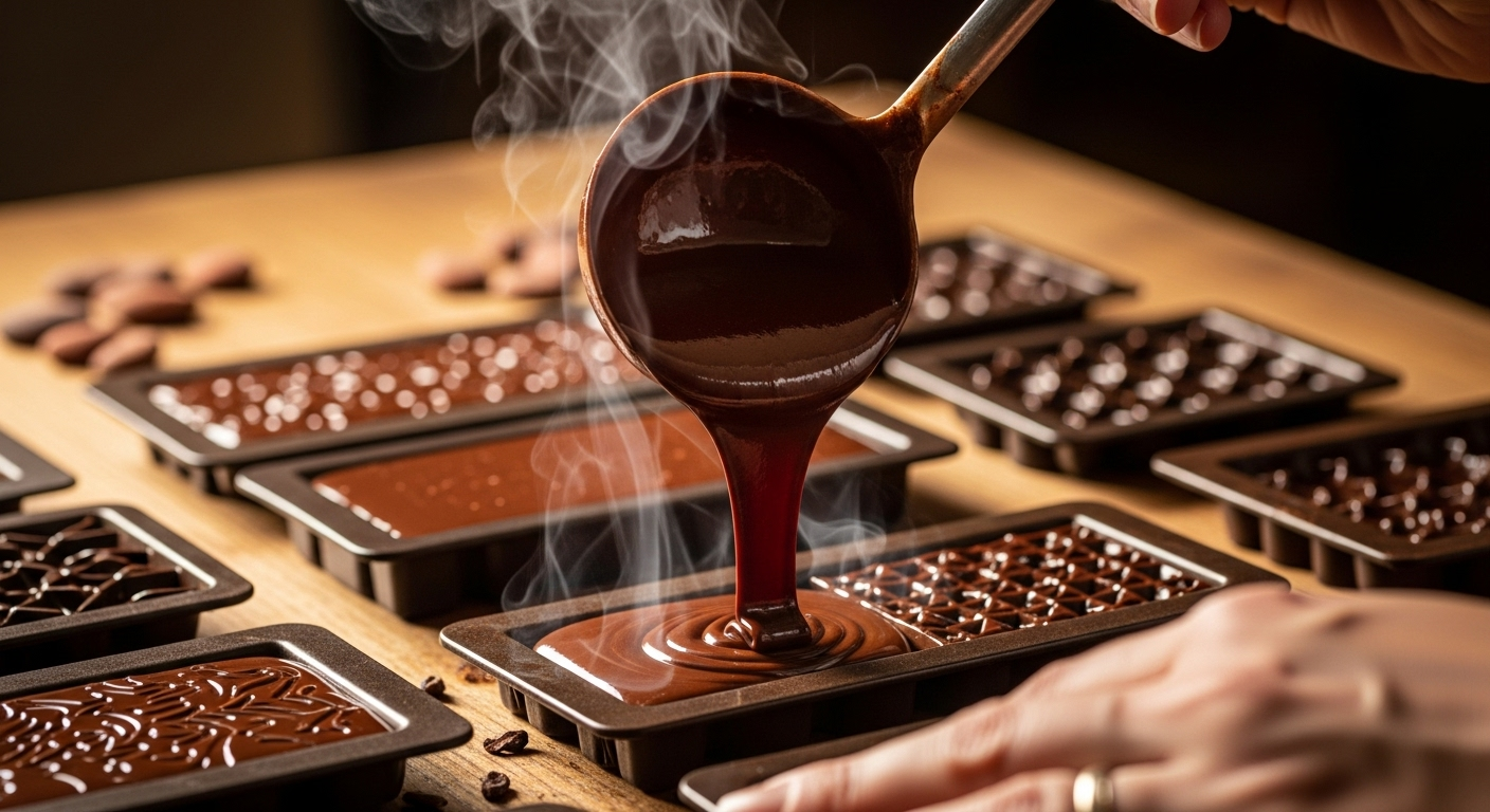 Artisan chocolate making